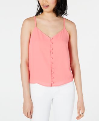Maison Jules Button-Front Camisole, Created for Macy's