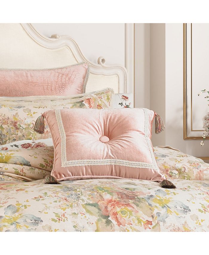 J Queen New York J Queen Floral Park 18" Square Decorative Throw Pillow