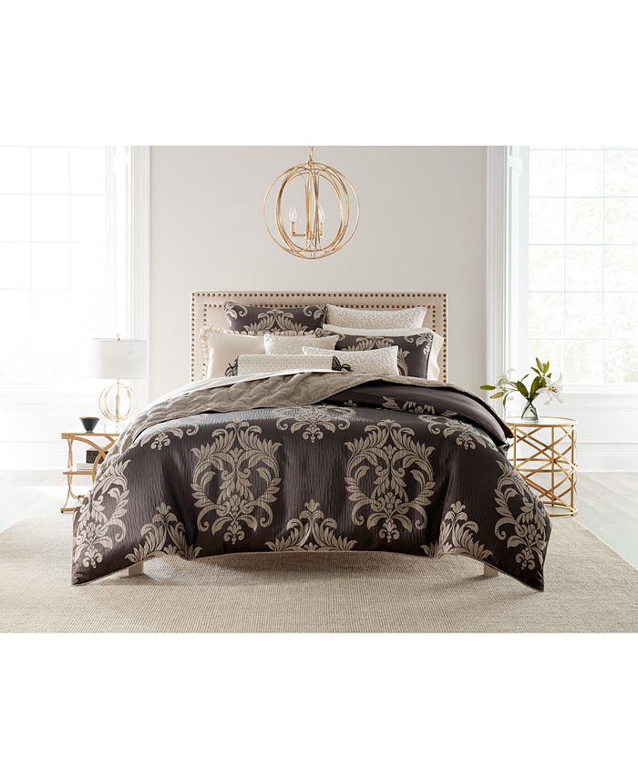 Hotel Collection CLOSEOUT! Classic Flourish Damask Full/Queen Duvet