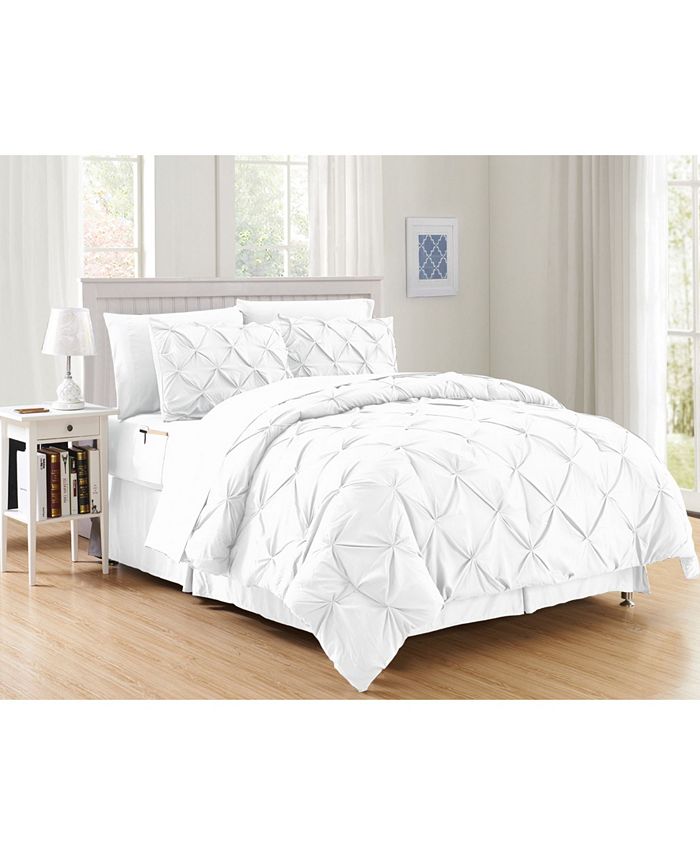 Elegant Comfort Pintuck 8 Pc Comforter, Macys Twin Bed In A Bag
