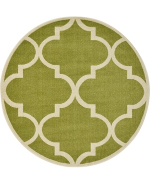 Bridgeport Home Arbor Arb3 Green 6' x 6' Round Area Rug