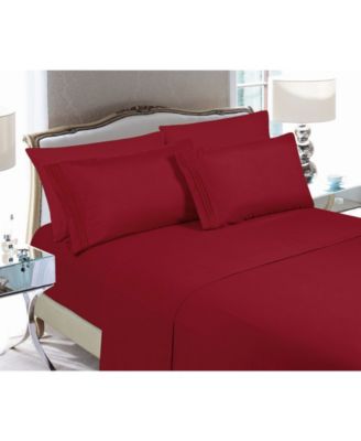 Luxury Soft Solid 6-Pc. Sheet Set, Queen