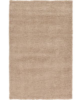 Solid Shag SS1 5' x 8' Area Rug