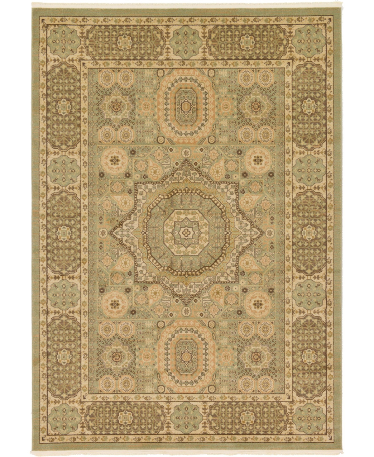 Bayshore Home Wilder Wld5 7' x 10' Area Rug - Light Green