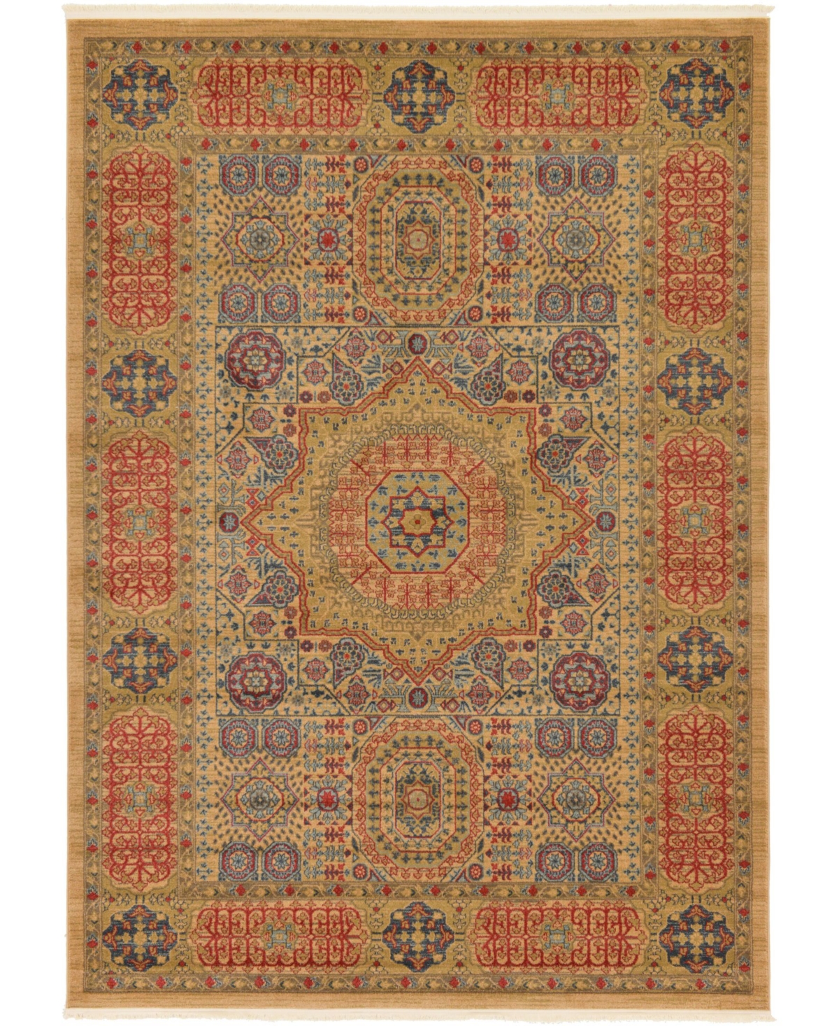 Bayshore Home Wilder Wld5 7' x 10' Area Rug - Light Blue
