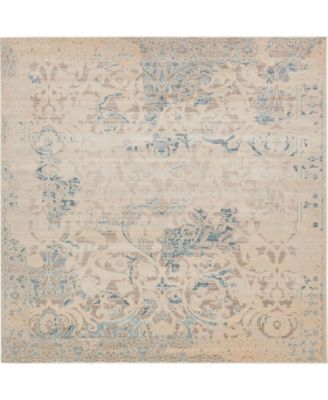 Caan Can1 Beige 8' x 8' Square Area Rug
