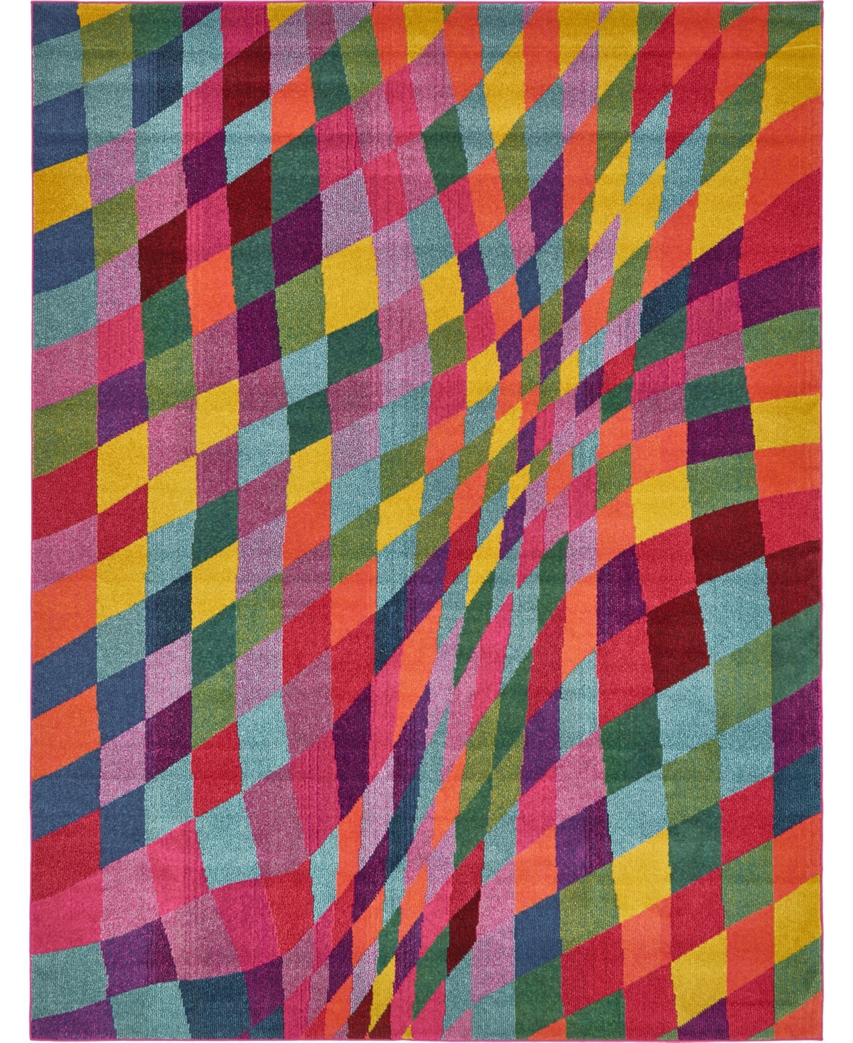 Bayshore Home Newwolf New2 Multi 8' x 10' Area Rug - Multi