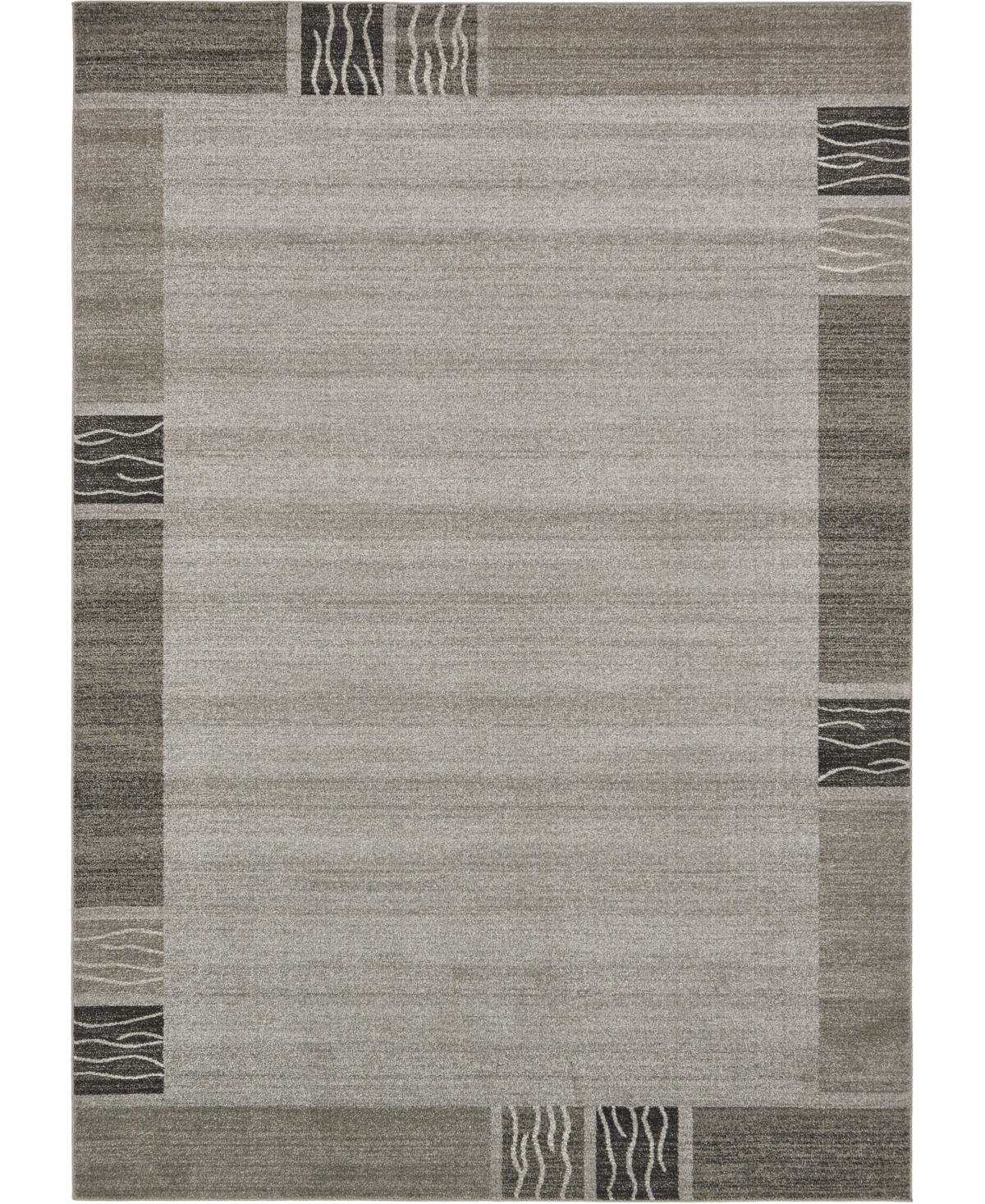 Bayshore Home Lyon Lyo1 8' x 11' 4in Area Rug - Light Gray