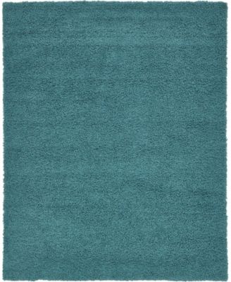 Solid Shag SS1 8' x 10' Area Rug