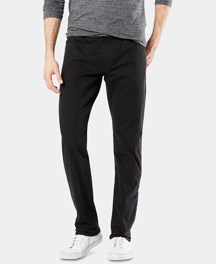 fout noorden Er is een trend Dockers Men's Jean-Cut Supreme Flex Slim Fit Pants, Created for Macy's &  Reviews - Pants - Men - Macy's