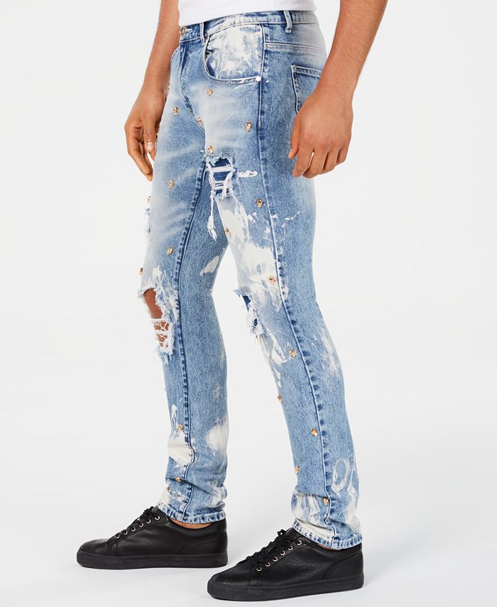 Reason Men's Lancaster Ripped Jeans Macy's