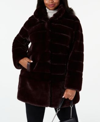 plus size coats faux fur