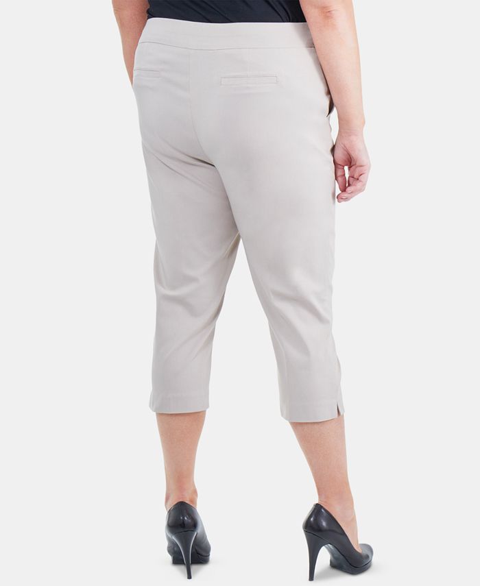 NY Collection - Plus Size Pull-On Capri Pants