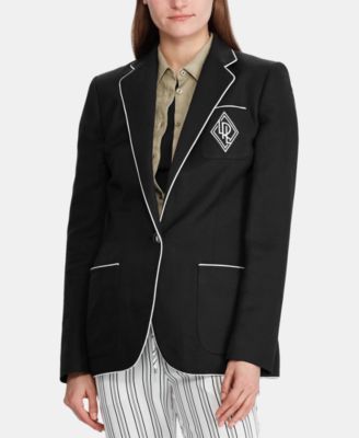 ralph lauren monogram blazer