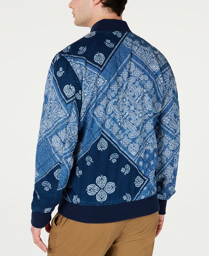 American Rag Men's Quilted Bandana Jacket, Created for Macy's - Macy's