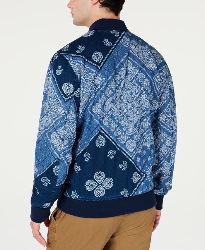 American Rag Men's Quilted Bandana Jacket, Created for Macy's Macy's