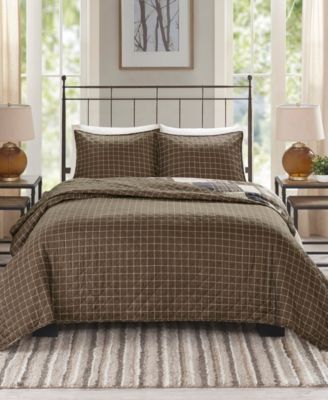 Timber Reversible 3-Pc. Quilt Set, King/California King