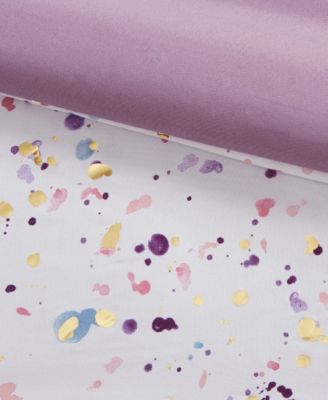 Abby Pintucked Metallic 5-Pc. Comforter Set, Full/Queen