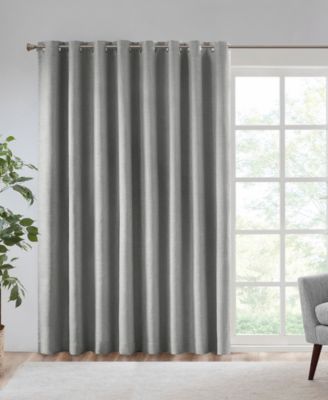 SunSmart - Maya 100" x 84" Printed Heathered Blackout Patio Panel