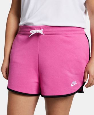 macy's nike fleece shorts