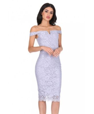 paris lace bodycon dress bardot