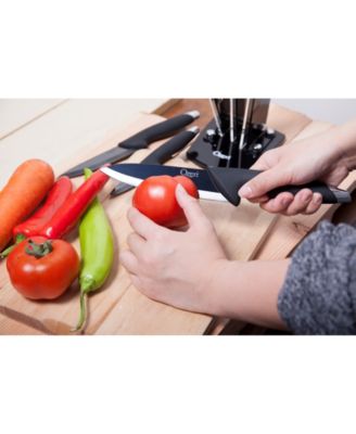 Elite Chef 3-Piece Black Ceramic Knife Set