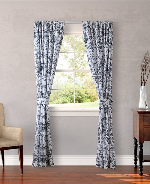 Laura Ashley Amberley Black Pole Top Drapes Reviews Window