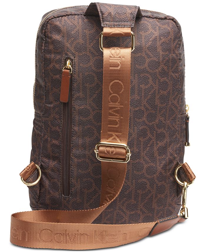 Calvin Klein Belfast Signature Sling Backpack Macy's