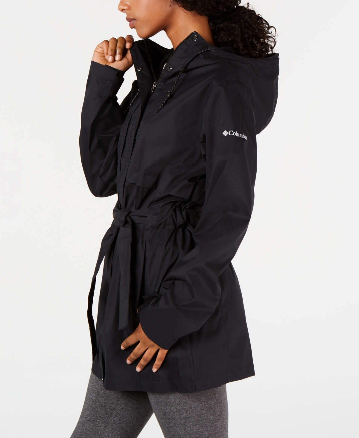 Columbia Women's Pardon My Trench Water-Resistant Rain Jacket