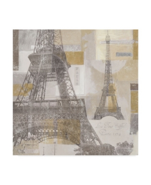 Trademark Global Lisa Audit 'eiffel Tower Iii' Canvas Art In Multi