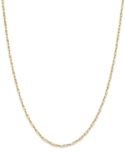 Giani Bernini 24k Gold over Sterling Silver Necklace, 18 ...