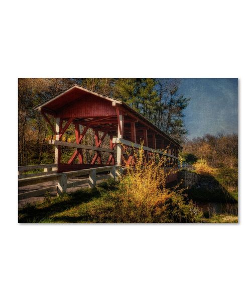Trademark Global Lois Bryan Crossing Shawnee Creek Canvas Art