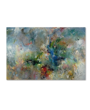 Trademark Global Jane Deakin 'valley Of The Waterfalls' Canvas Art In Multi