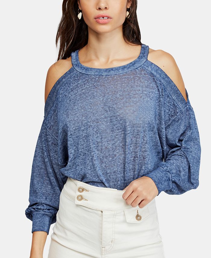 Cold shoulder tops at macy's 2025