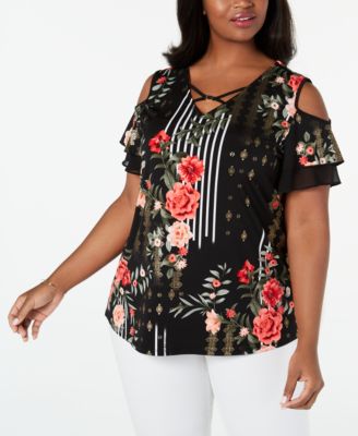 macys jm plus size tops