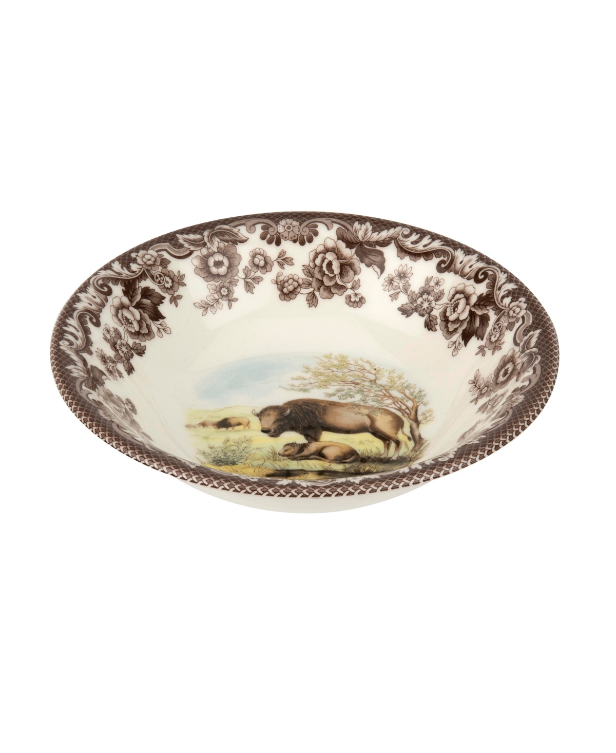 Woodland Bison Ascot Cereal Bowl - Brown