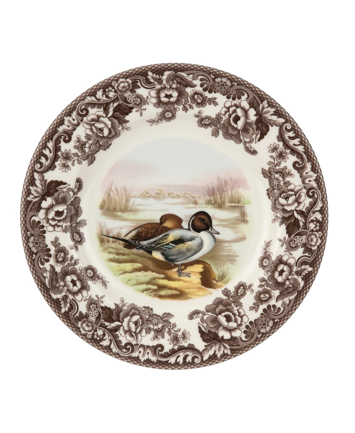 Woodland Pintail Dinner Plate - Brown