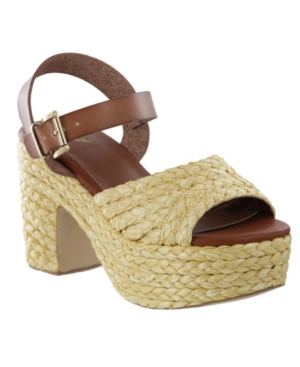image of Mia Whitney Raffia Platform Women-s Shoes