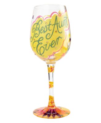 Enesco Lolita Best Aunt Ever Wine Glass - Macy's