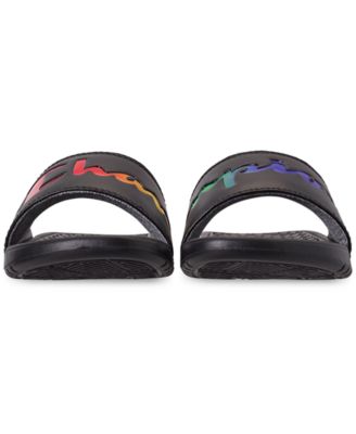 Champion Women's Super Slide Split Script Slide Sandals from Finish Line