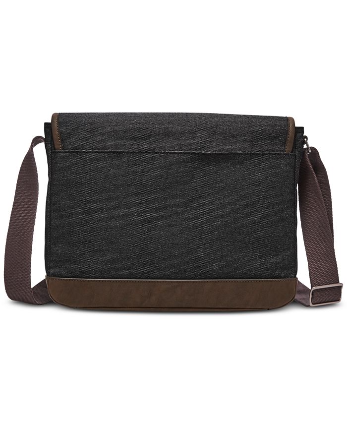 Fossil Men's Buckner Canvas City Bag Macy's
