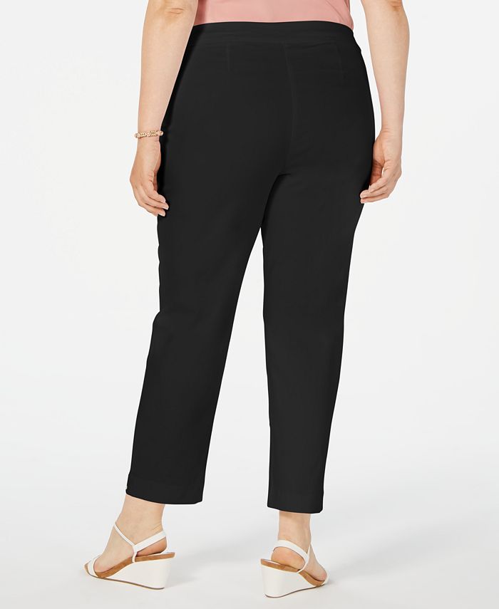 JM Collection Plus Size Studded Ankle Pants, Created for Macy's - Macy's