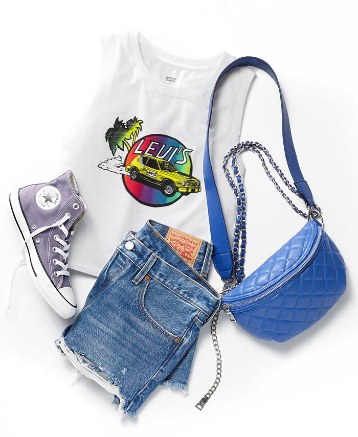 Levi's Women’s Graphic Crop Tank Top – Casual, Comfy & Chic