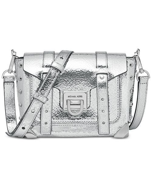 Michael Kors Manhattan Leather Crossbody & Reviews - Handbags & Accessories - Macy&#39;s