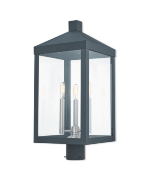 Livex Nyack 3-Light Outdoor Post Top Lantern