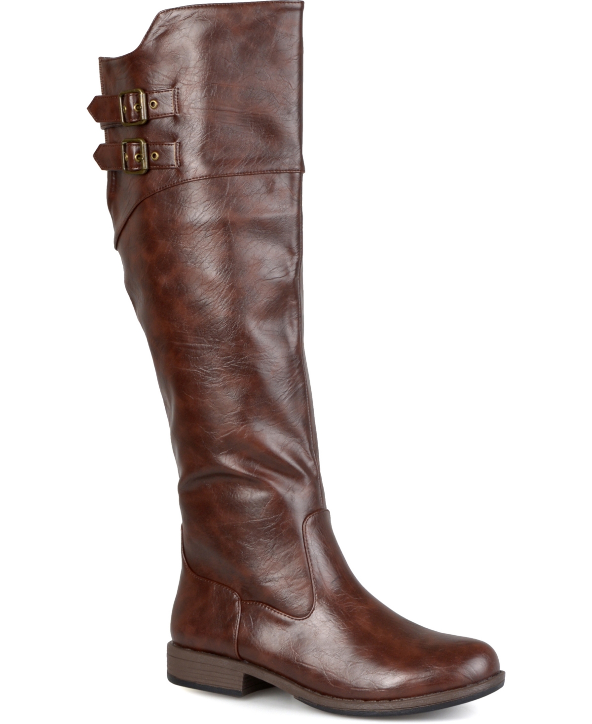 Women's Tori Wide Calf Knee High Riding Boots - Chestnut