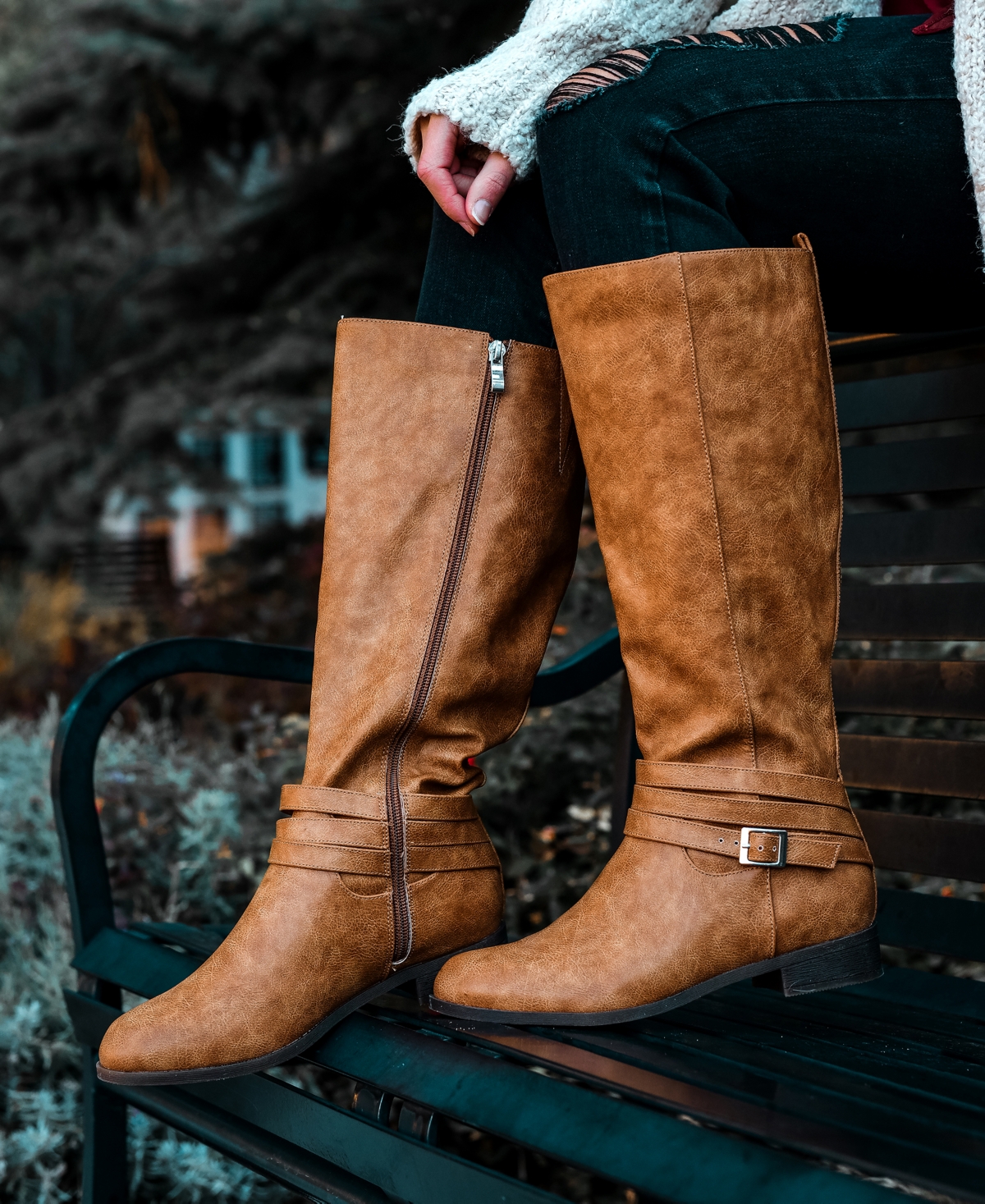 Journee Collection Collection Women's Tru Comfort Foam Extra Wide Calf Ivie Boot In Brown