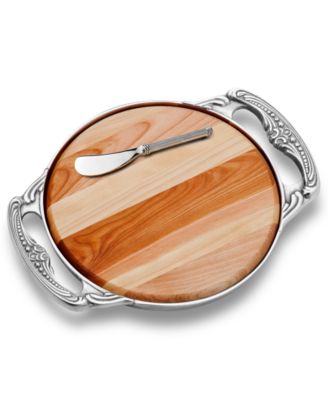 Wilton Armetale - Belle Mont Cheese Board with Spreader
