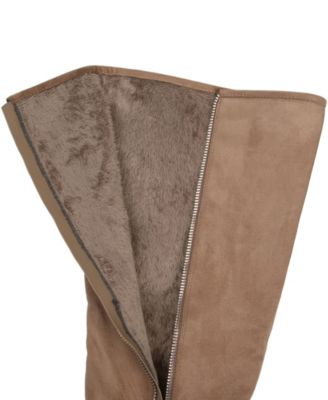 Women's Sanora Wide Calf Stacked Heel Mid Shaft Boots