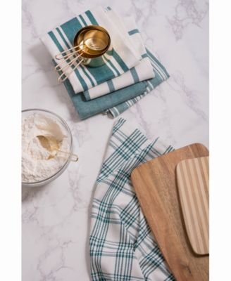 Assorted Woven Dishtowel, Set of 5